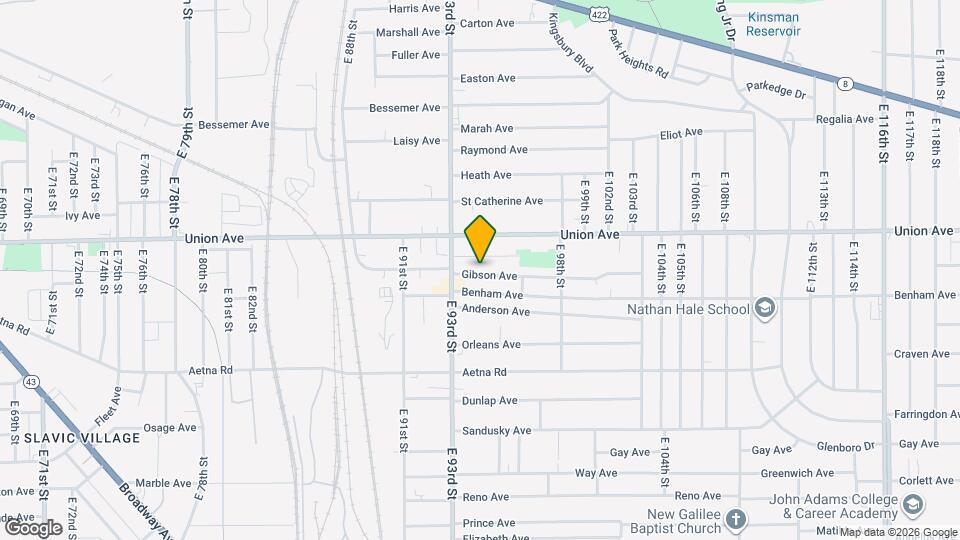 9405 Gibson Ave Map and Location Details