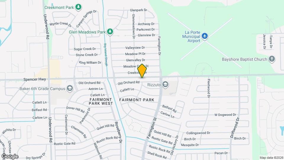 10263 Old Orchard Rd Map and Location Details