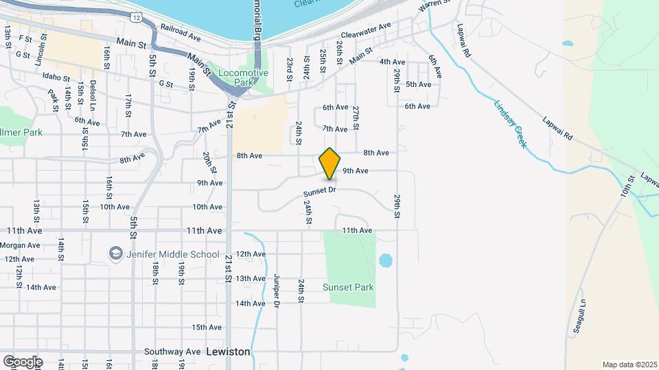 2517 Sunset Dr Map and Location Details