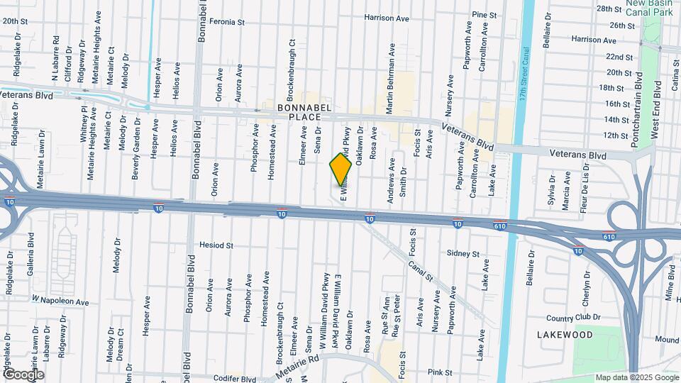 408 E William David Pkwy Map and Location Details