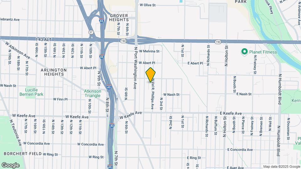 3743 N Vel R. Phillips Ave Mapa y Detalles de la Ubicación