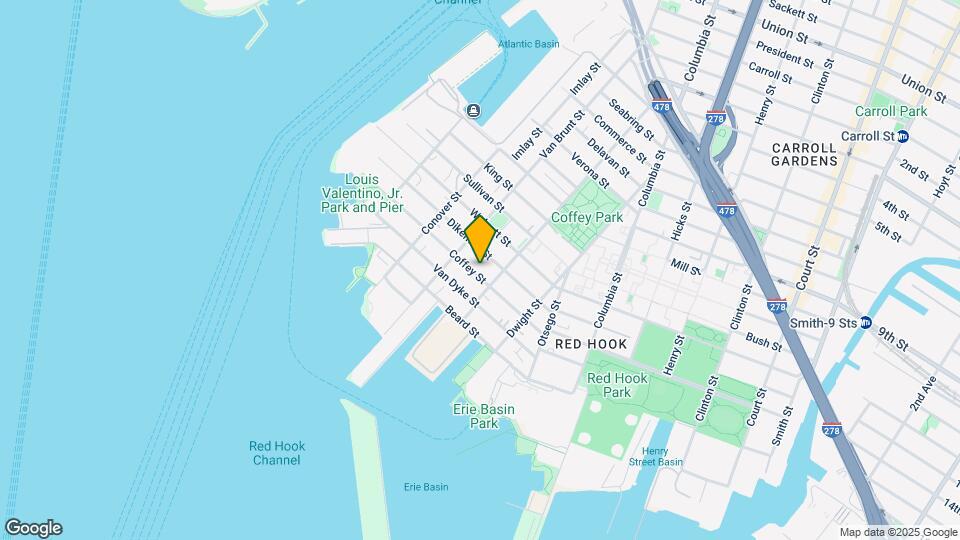 86 Coffey Street Mapa y Detalles de la Ubicación