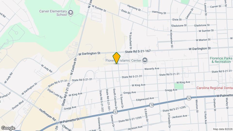 161 N Sunset Dr Map and Location Details