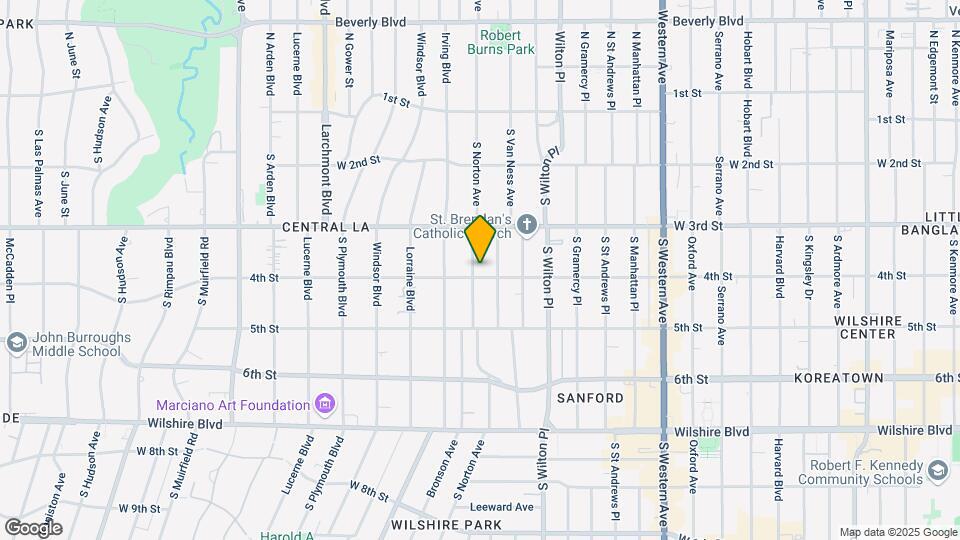 350 S Norton Ave Mapa y Detalles de la Ubicación