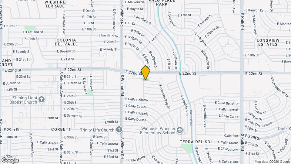 6402 E Calle Altair Map and Location Details