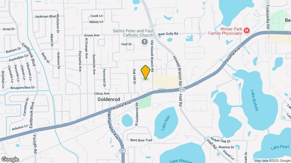 7605 Aloma Pines Ct Map and Location Details