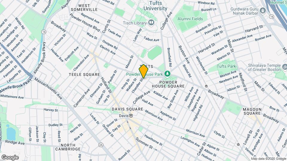 87 Chandler St, Unit 1 Map and Location Details