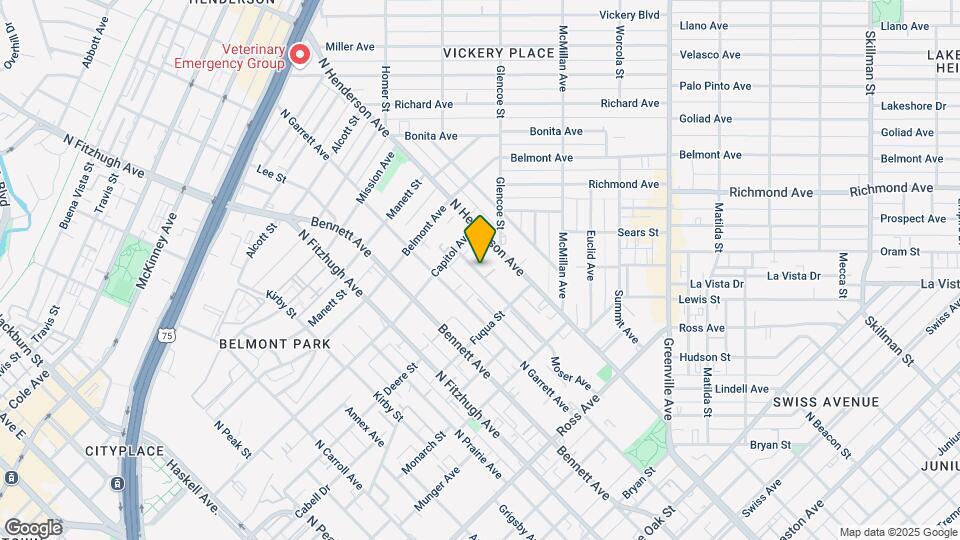 2222 Moser Ave Map and Location Details