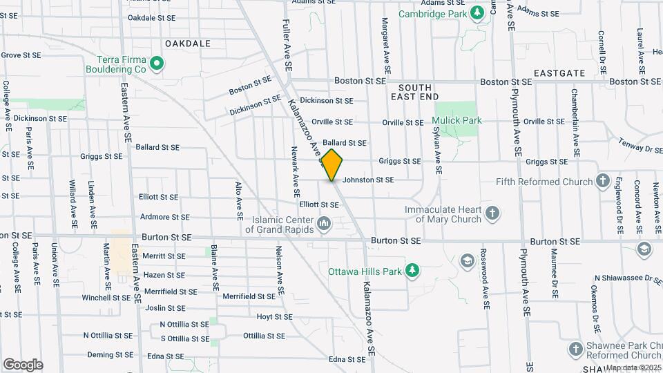 1845 Kalamazoo Ave SE Map and Location Details