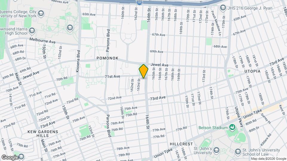 71-18 164th St Mapa y Detalles de la Ubicación