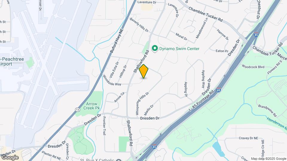 2467 Woodside Way Map and Location Details