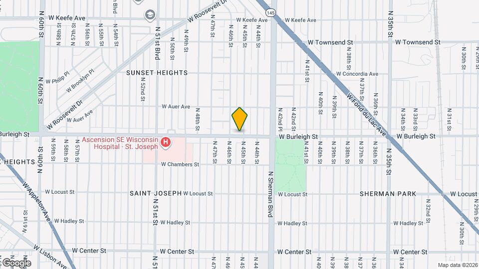 4522 W Burleigh St Mapa y Detalles de la Ubicación