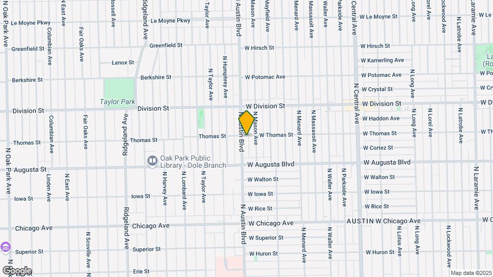 1057-1059 N Austin Blvd Map and Location Details
