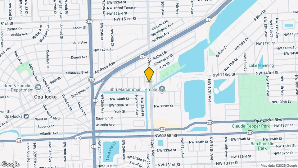14180 NW 22nd Ave Mapa y Detalles de la Ubicación