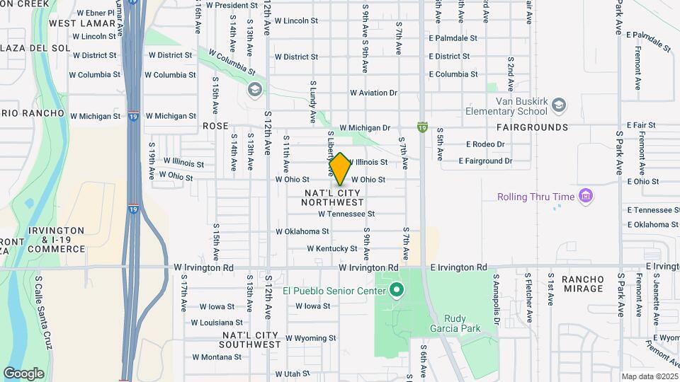 244 W Missouri St Map and Location Details