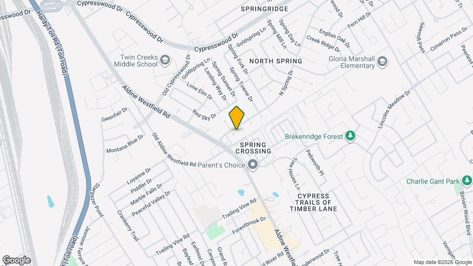 23806 Spring Moss Dr Mapa y Detalles de la Ubicación