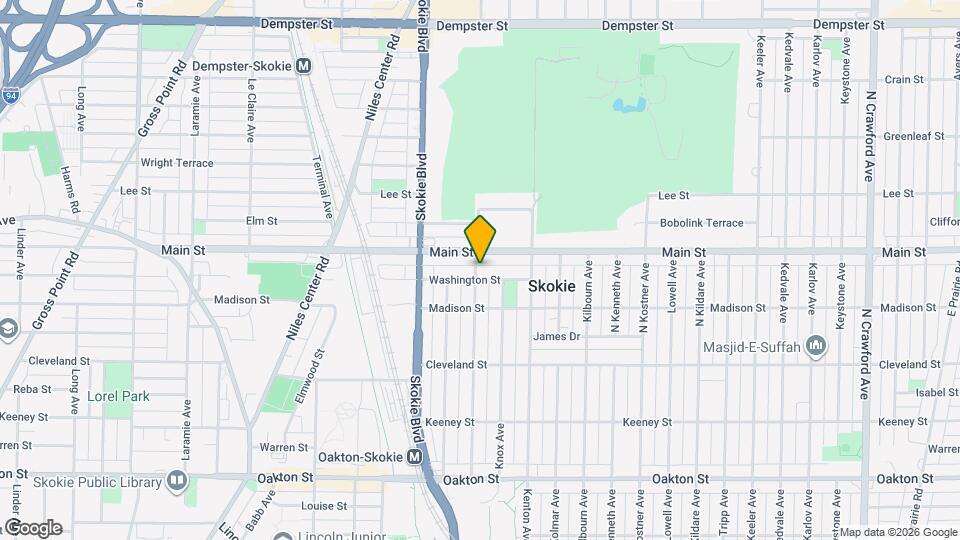 4656 Washington St, Unit 4656 Washington Skokie Map and Location Details