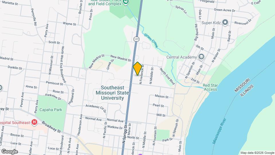 605 Amethyst St Map and Location Details