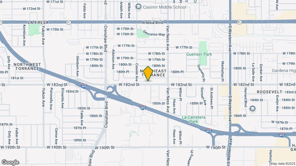 2415 W 182nd St Map and Location Details