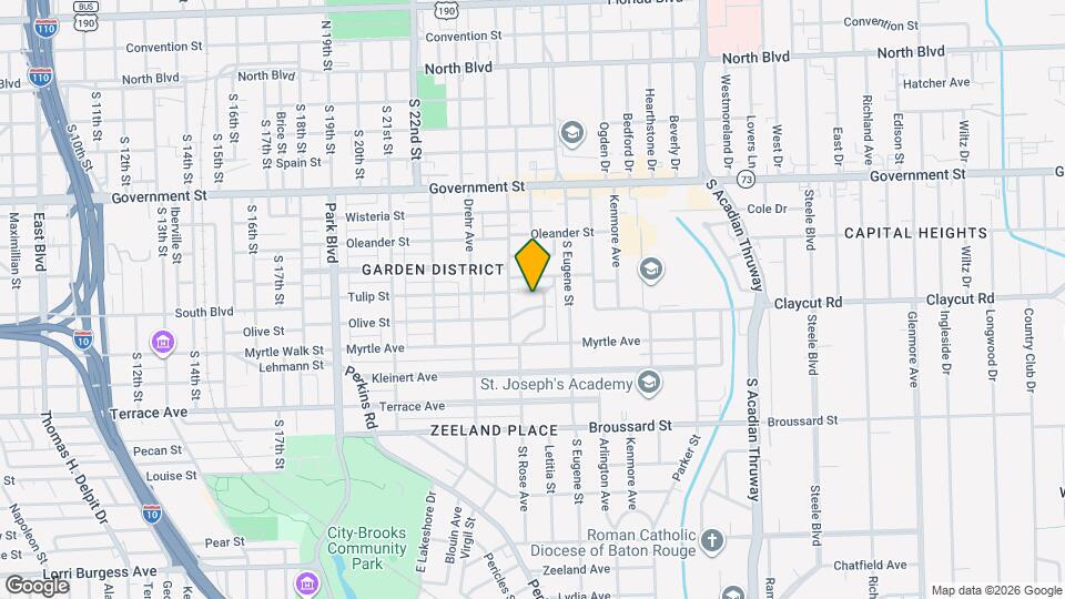 2551-2547 Olive St Mapa y Detalles de la Ubicación