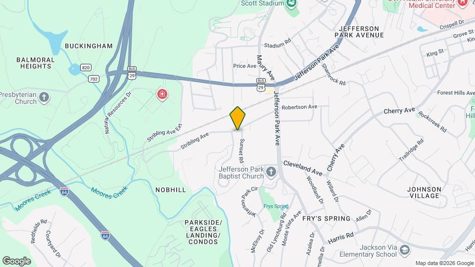 140 Stribling Ave Map and Location Details