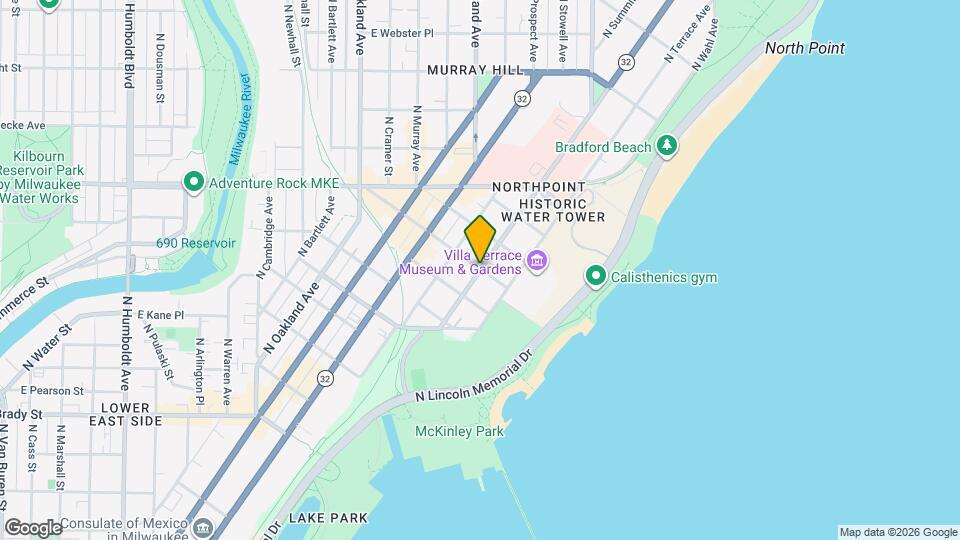 2XXX N Lake Dr, Unit NA Mapa y Detalles de la Ubicación