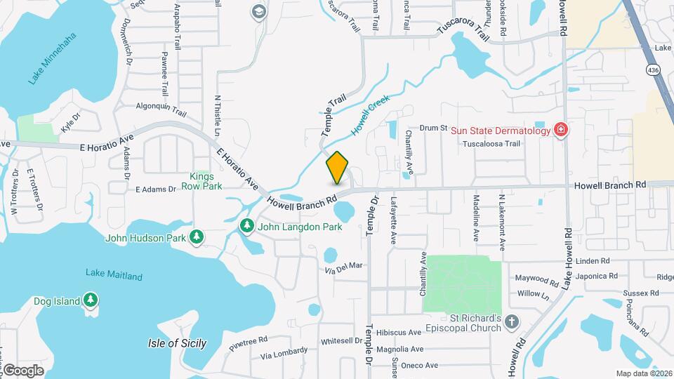 195 Sandlewood Trail Map and Location Details