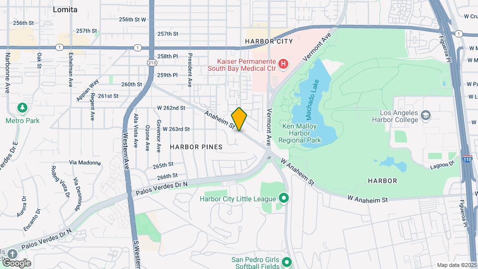 1300 Anaheim St Map and Location Details