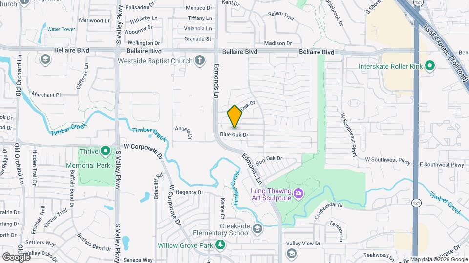 823 Blue Oak Dr Map and Location Details