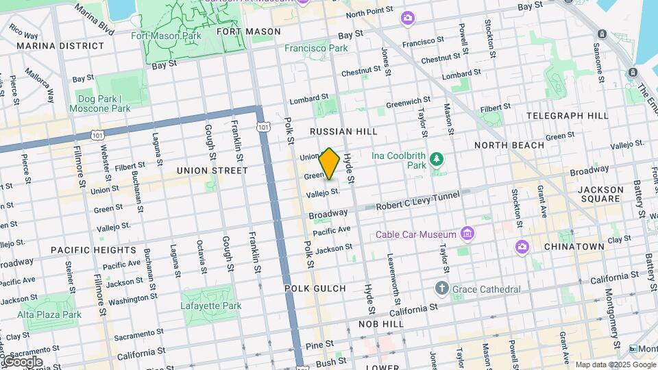 2120 Larkin St Mapa y Detalles de la Ubicación