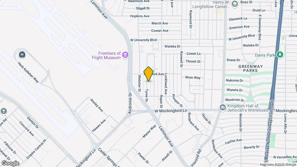 6706 Tyree St Mapa y Detalles de la Ubicación