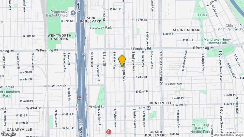 4016-4018 S Michigan Ave Mapa y Detalles de la Ubicación