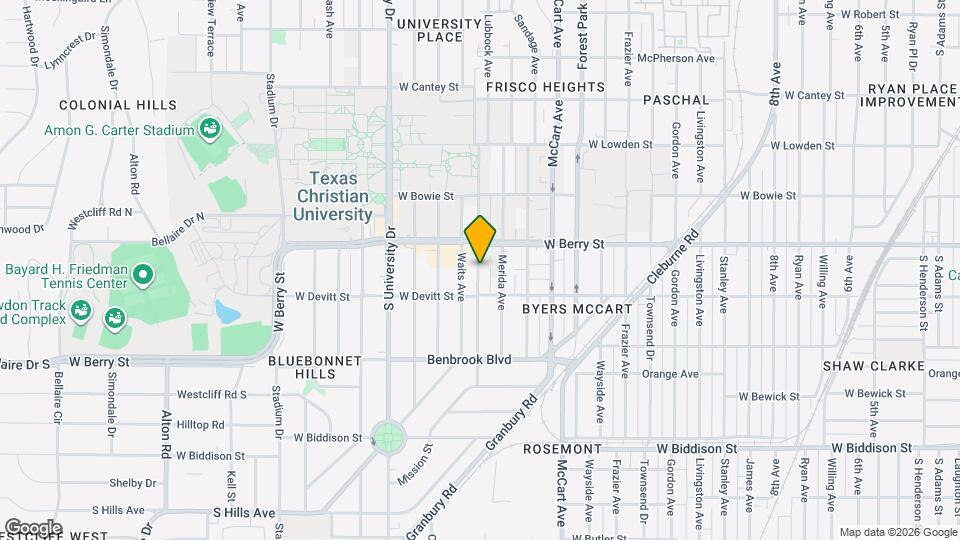 3139 Lubbock Ave Map and Location Details