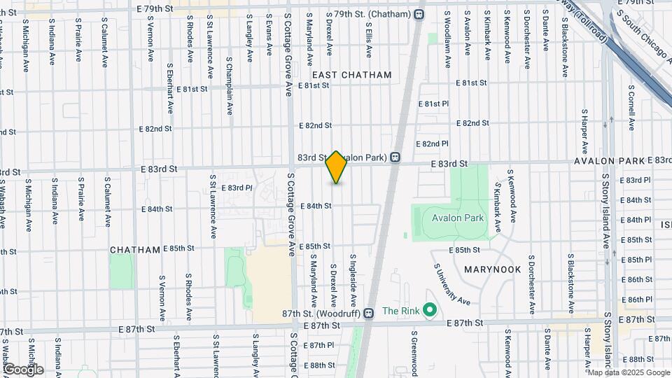 8339 S Drexel Ave Map and Location Details