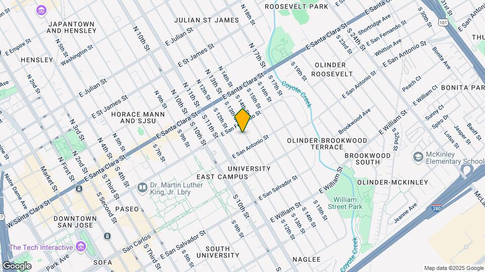 151 S 13th St. Mapa y Detalles de la Ubicación
