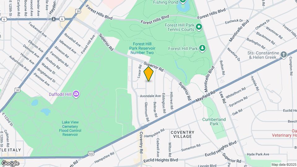 1569 Glenmont Rd, Unit 2nd floor Map and Location Details