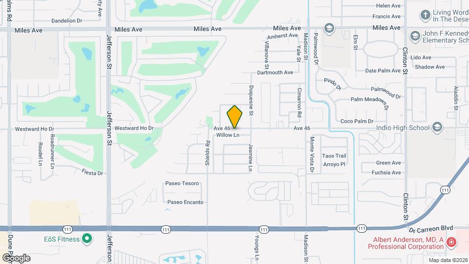 80676 Willow Ln Map and Location Details