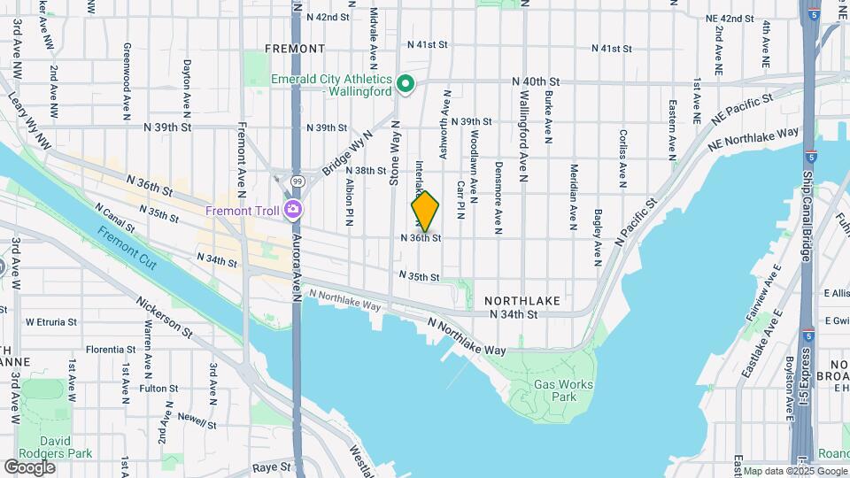 1401 N 36th St, Unit 1401 Map and Location Details
