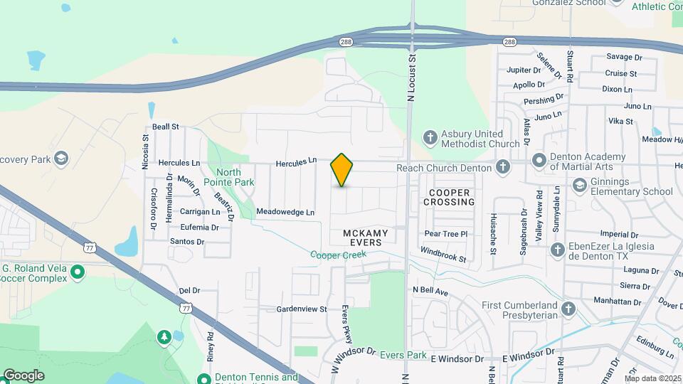 3625 Cody Ln Map and Location Details