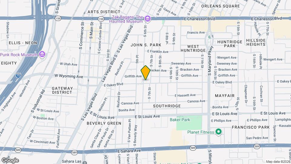 1611 S 6th St Map and Location Details