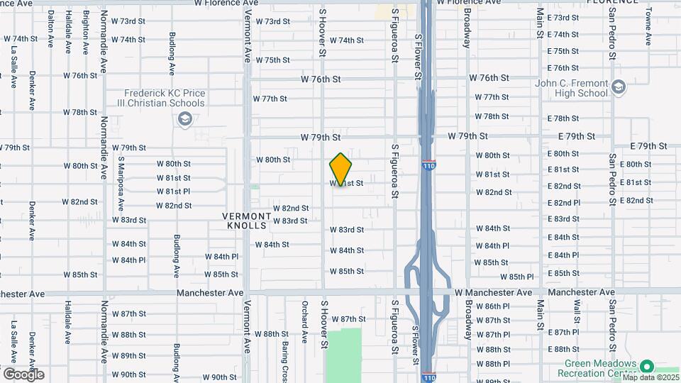 716 W 81st St Map and Location Details