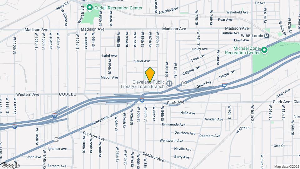 8700 Willard Ave Map and Location Details
