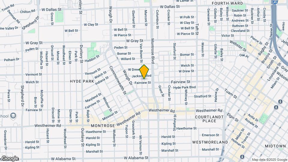 1300 Fairview St, Unit E Mapa y Detalles de la Ubicación