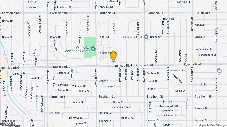 19933 Roscoe Blvd Map and Location Details
