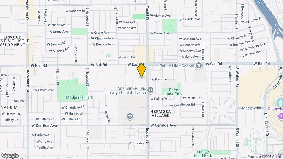 1304 S Falcon St, Unit 2 Map and Location Details