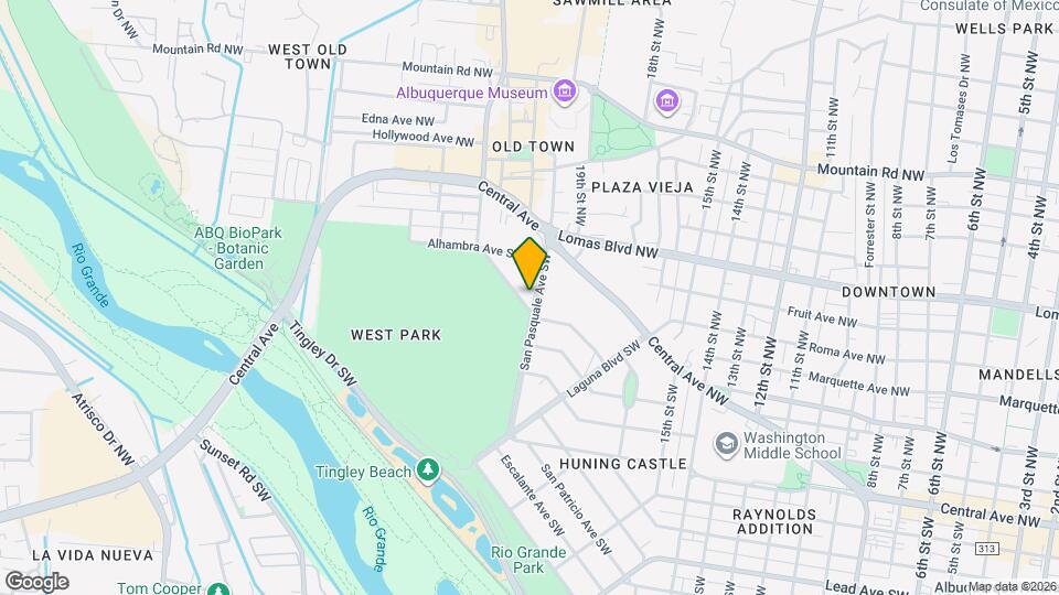 215 San Pasquale Ave SW Map and Location Details