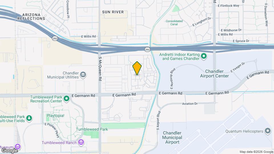 1308 E Weatherby Way, Unit 290 Map and Location Details