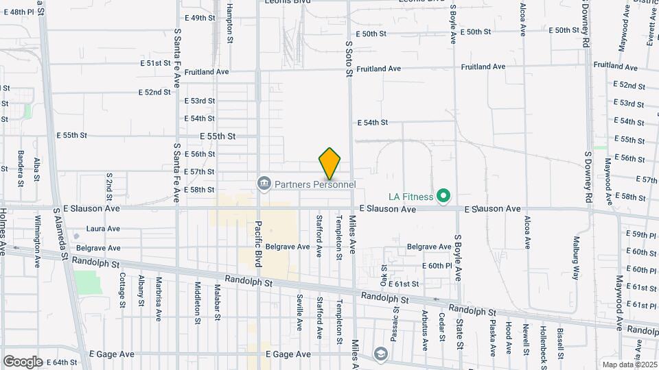 2755 E 58th St Mapa y Detalles de la Ubicación