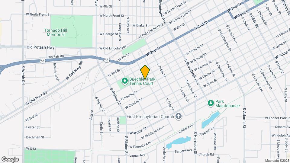 2203 W Division St Mapa y Detalles de la Ubicación