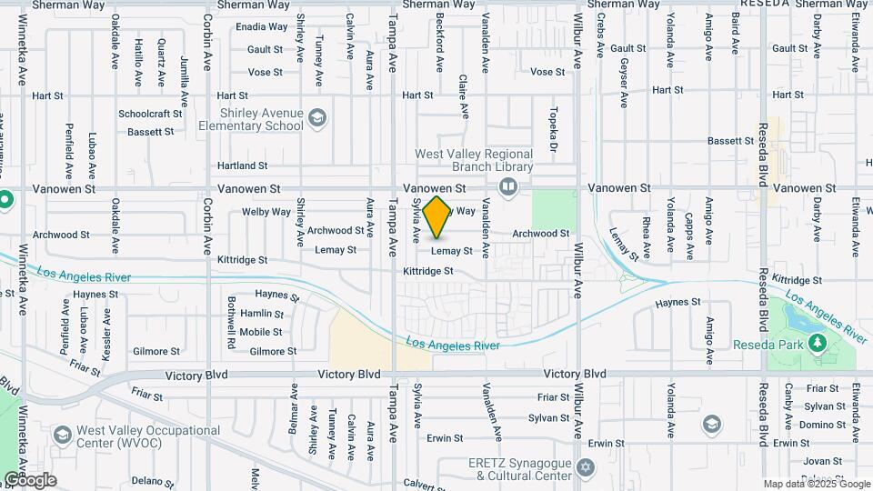 19205 Lemay St Map and Location Details